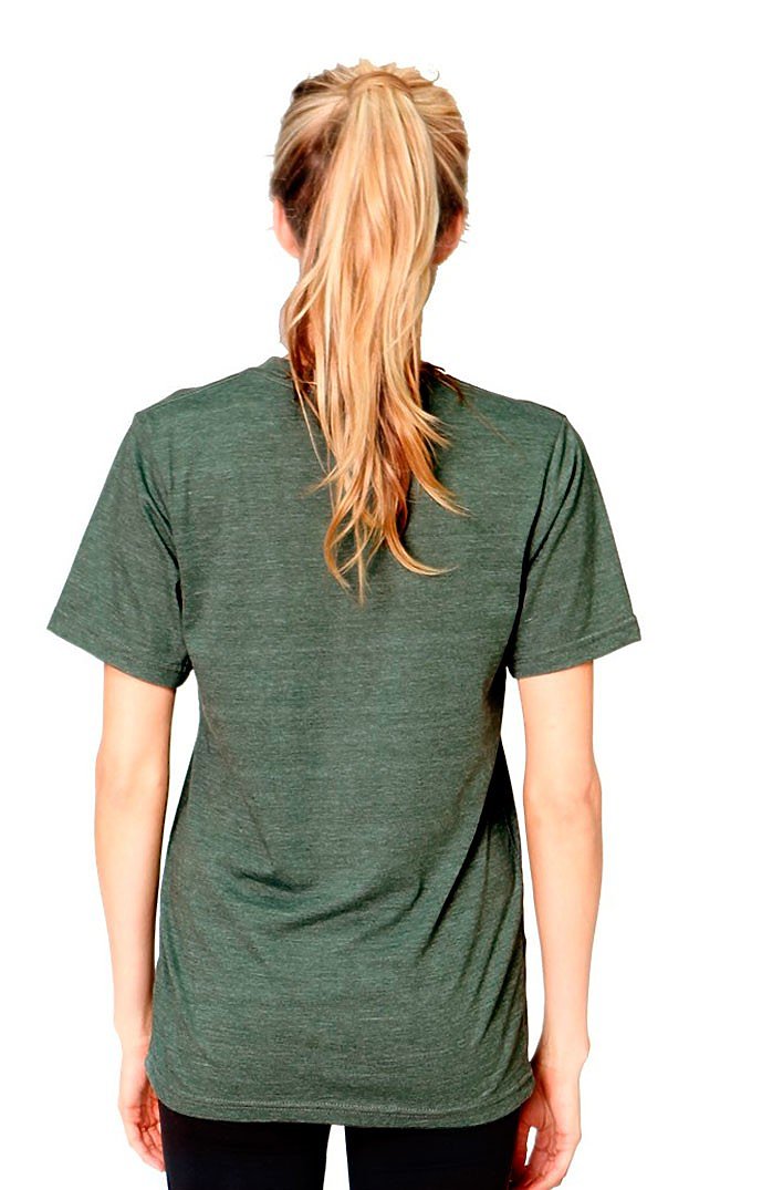 Royal Apparel 95051 Unisex Organic RPET Tee - Heather Pine