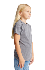 Royal Apparel 95121 Youth Organic RPET Short Sleeve Tee - Heather Ash