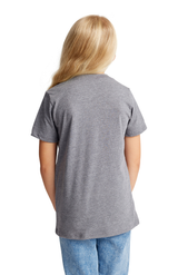 Royal Apparel 95121 Youth Organic RPET Short Sleeve Tee - Heather Ash