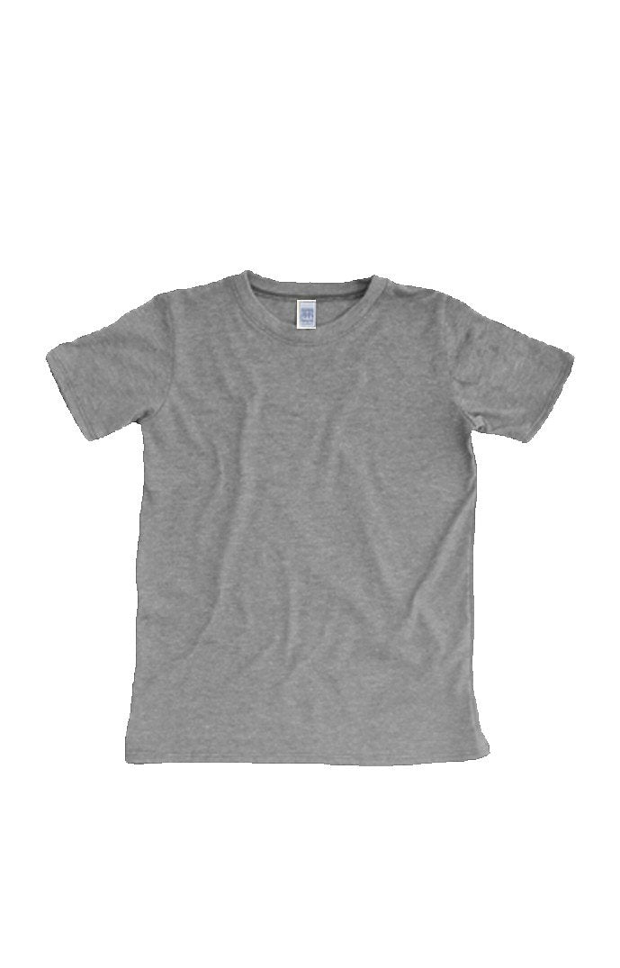 Royal Apparel 95121 Youth Organic RPET Short Sleeve Tee - Heather Ash
