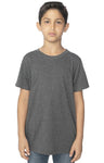 Royal Apparel 95121 Youth Organic RPET Short Sleeve Tee - Heather Coal