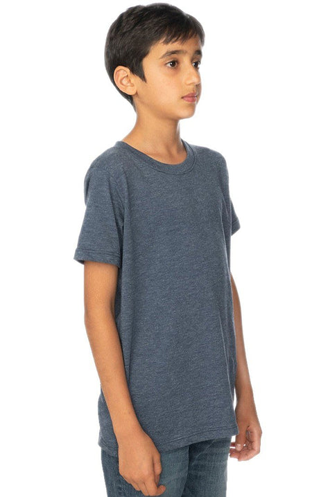 Royal Apparel 95121 Youth Organic RPET Short Sleeve Tee - Heather Dusk