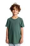 Royal Apparel 95121 Youth Organic RPET Short Sleeve Tee - Heather Pine
