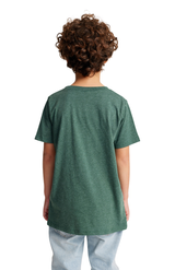 Royal Apparel 95121 Youth Organic RPET Short Sleeve Tee - Heather Pine