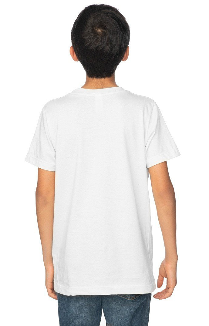 Royal Apparel 95121 Youth Organic RPET Short Sleeve Tee - Heather Snow