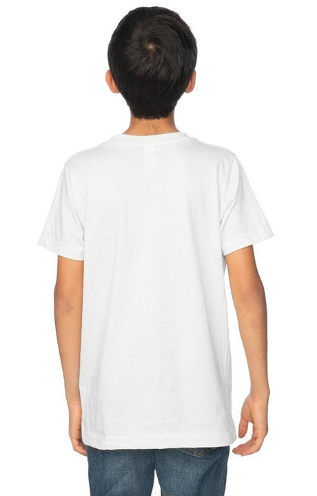 Royal Apparel 95121 Youth Organic RPET Short Sleeve Tee - Heather Snow