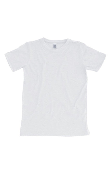 Royal Apparel 95121 Youth Organic RPET Short Sleeve Tee - Heather Snow