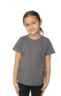 Royal Apparel 95161 Toddler Organic RPET Short Sleeve Tee - Heather Ash