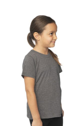Royal Apparel 95161 Toddler Organic RPET Short Sleeve Tee - Heather Ash