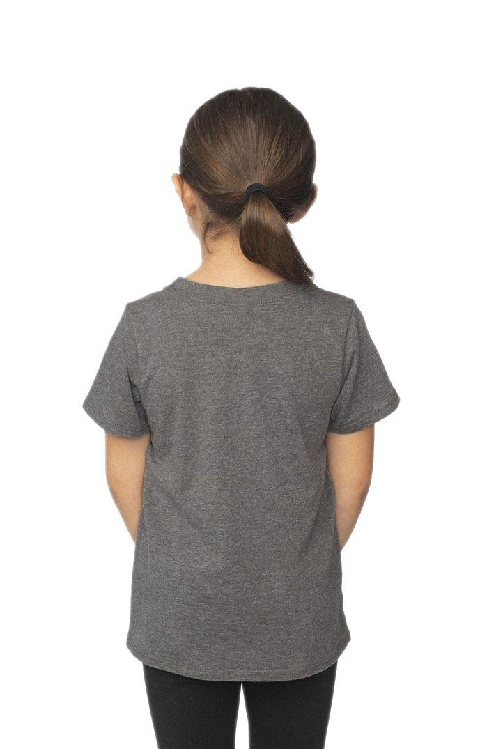 Royal Apparel 95161 Toddler Organic RPET Short Sleeve Tee - Heather Ash
