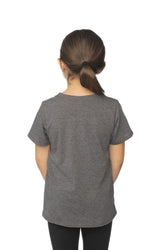 Royal Apparel 95161 Toddler Organic RPET Short Sleeve Tee - Heather Ash