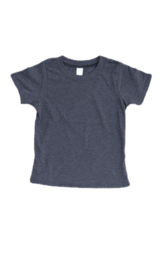 Royal Apparel 95161 Toddler Organic RPET Short Sleeve Tee - Heather Dusk