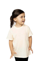 Royal Apparel 95161 Toddler Organic RPET Short Sleeve Tee - Heather Eggshell