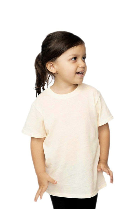 Royal Apparel 95161 Toddler Organic RPET Short Sleeve Tee - Heather Eggshell