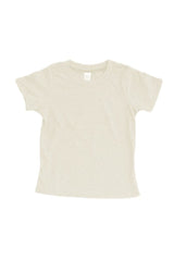 Royal Apparel 95161 Toddler Organic RPET Short Sleeve Tee - Heather Eggshell
