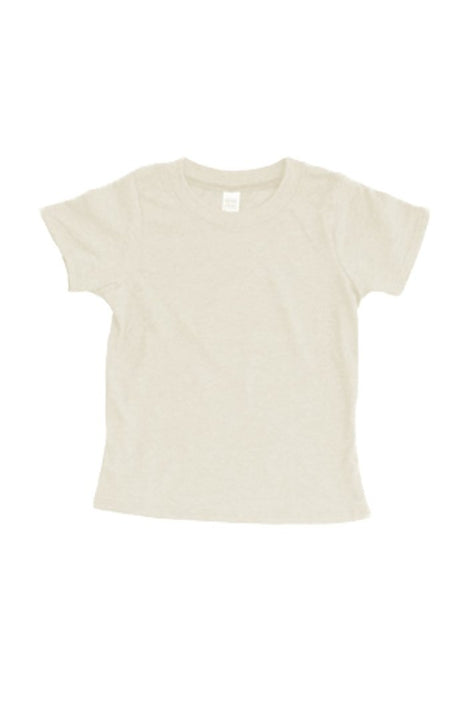 Royal Apparel 95161 Toddler Organic RPET Short Sleeve Tee - Heather Eggshell