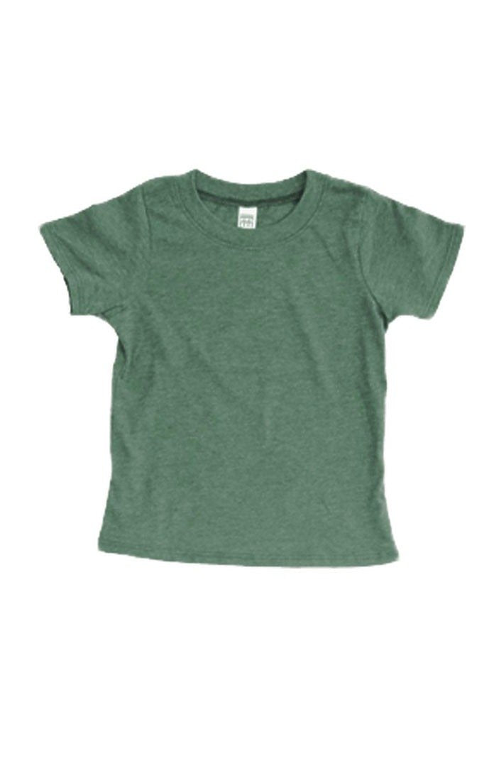 Royal Apparel 95161 Toddler Organic RPET Short Sleeve Tee - Heather Pine
