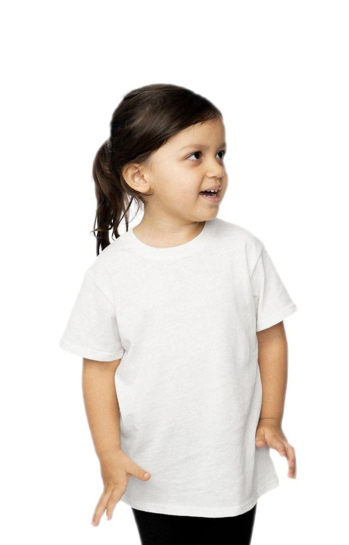 Royal Apparel 95161 Toddler Organic RPET Short Sleeve Tee - Heather Snow