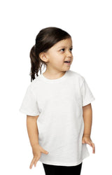 Royal Apparel 95161 Toddler Organic RPET Short Sleeve Tee - Heather Snow