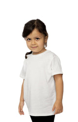 Royal Apparel 95161 Toddler Organic RPET Short Sleeve Tee - Heather Snow