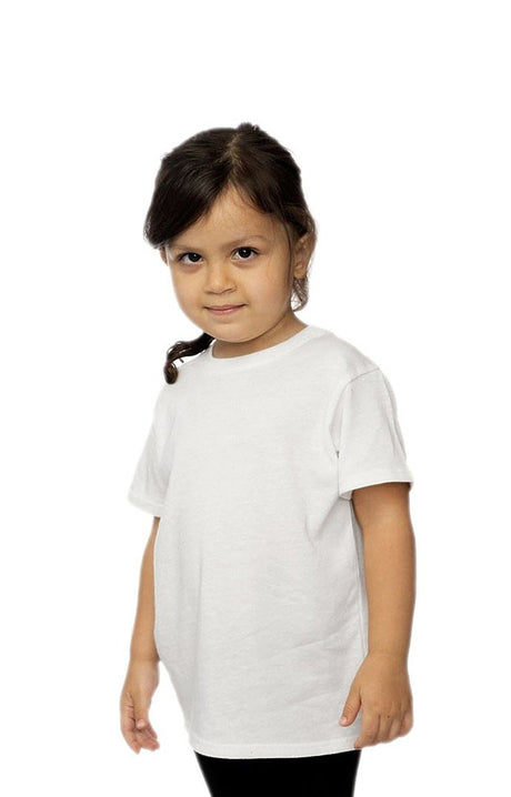 Royal Apparel 95161 Toddler Organic RPET Short Sleeve Tee - Heather Snow