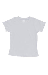 Royal Apparel 95161 Toddler Organic RPET Short Sleeve Tee - Heather Snow