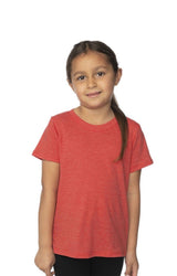 Royal Apparel 95161 Toddler Organic RPET Short Sleeve Tee - Heather Tomato
