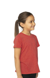Royal Apparel 95161 Toddler Organic RPET Short Sleeve Tee - Heather Tomato