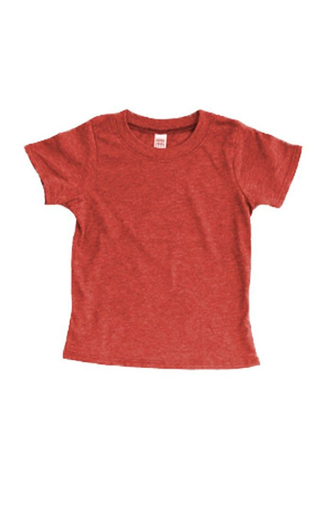Royal Apparel 95161 Toddler Organic RPET Short Sleeve Tee - Heather Tomato