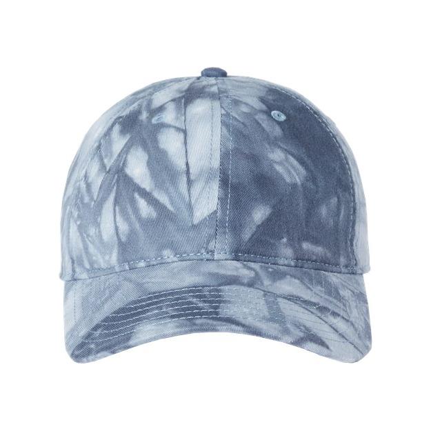 Valucap Tie-Dyed Dad Hat - Valucap SP400 Valucap Dark Blue Adjustable