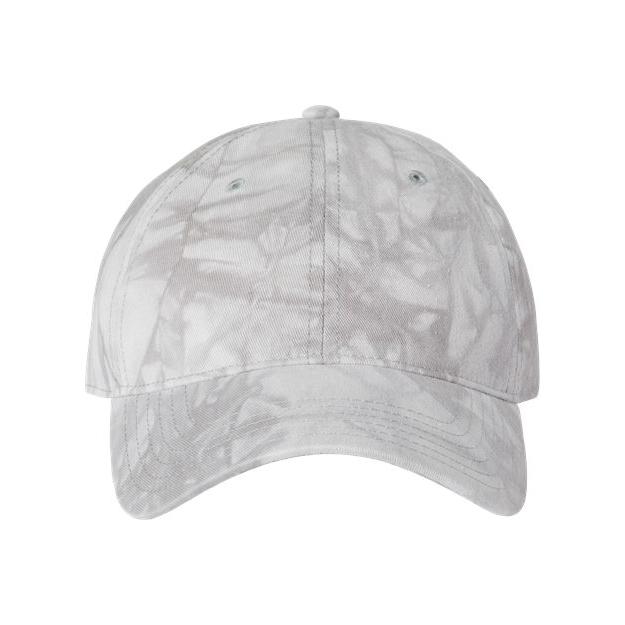 Valucap Tie-Dyed Dad Hat - Valucap SP400 Valucap Grey Adjustable