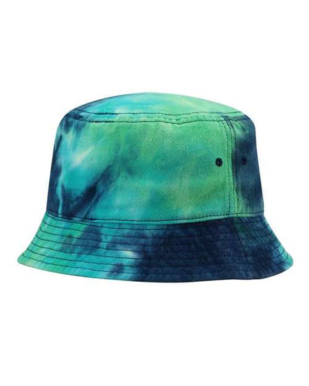 Valucap Tie-Dyed Bucket Hat - Valucap SP450 Valucap Ocean One Size