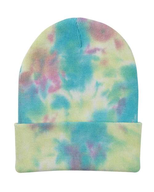 Sportsman 12" Tie-Dyed Cuffed Beanie - Sportsman SP412 Sportsman Raspberry Mist One Size