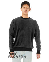 BELLA + CANVAS Unisex FWD Fashion Sueded Drop Shoulder Crewneck Sweatshirt - BELLA + CANVAS 3345