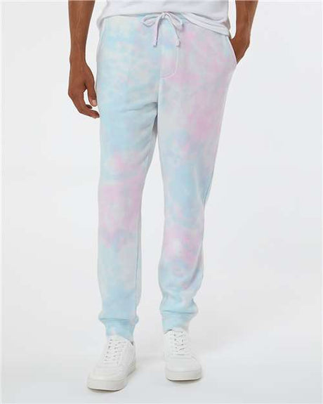 Independent Trading Co. PRM50PTTD Unisex Tie-Dyed Fleece Sweatpants | Wholesale Tie-Dye Sweatpants