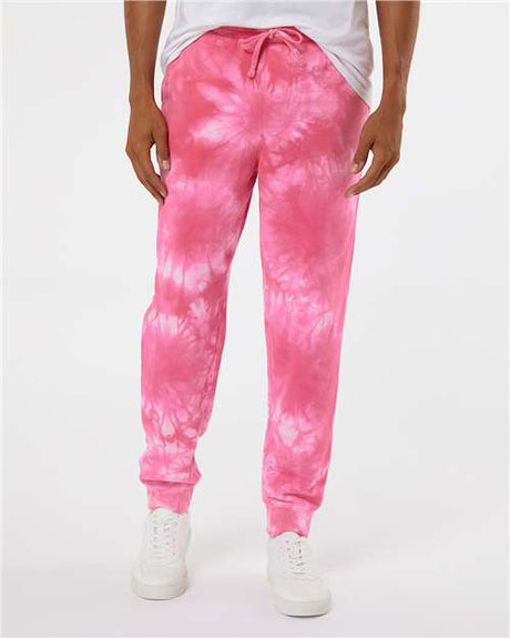 Independent Trading Co. PRM50PTTD Unisex Tie-Dyed Fleece Sweatpants | Wholesale Tie-Dye Sweatpants