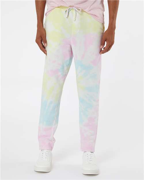 Independent Trading Co. PRM50PTTD Unisex Tie-Dyed Fleece Sweatpants | Wholesale Tie-Dye Sweatpants
