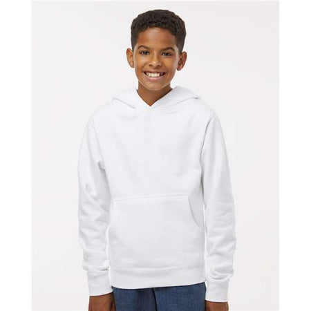 Independent Trading Co. Youth Midweight Hooded Sweatshirt - Independent Trading Co. SS4001Y Independent Trading Co. White S