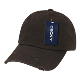Decky 6 Panel Low Profile Relaxed Vintage Dad Hat | Decky 959