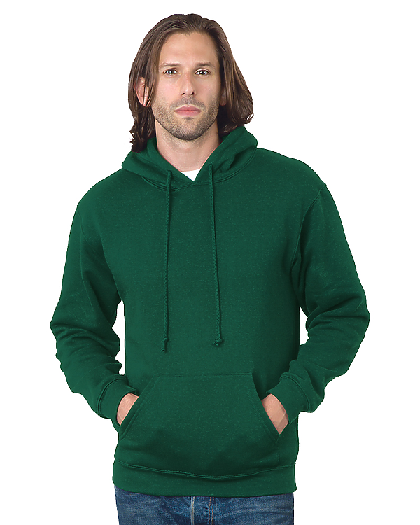 Bayside Unisex USA-Made Hooded Sweatshirt - Hunter Green - Bayside 960