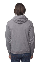 Royal Apparel 96050 Unisex Organic RPET Fleece Zip Hoodie - Heather Ash