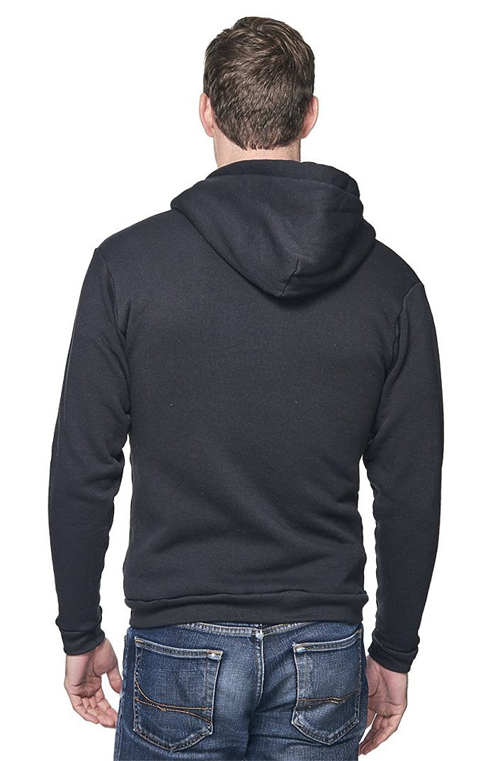 Royal Apparel 96050 Unisex Organic RPET Fleece Zip Hoodie - Shadow
