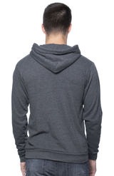 Royal Apparel 96055 Unisex Organic RPET Fleece Pullover Hoodie - Heather Coal