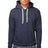 Royal Apparel 96055 Unisex Organic RPET Fleece Pullover Hoodie - Heather Dusk