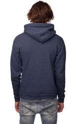 Royal Apparel 96055 Unisex Organic RPET Fleece Pullover Hoodie - Heather Dusk