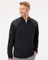 Adidas Men's Ultimate365 Lightweight Shoulder Stripe Quarter-Zip Pullover - Adidas A520