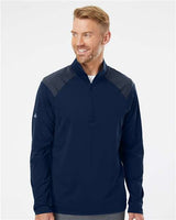 Adidas Men's Ultimate365 Lightweight Shoulder Stripe Quarter-Zip Pullover - Adidas A520
