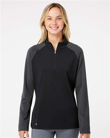 Adidas Women's Ultimate365 Lightweight Raglan Quarter-Zip Pullover - Adidas A521