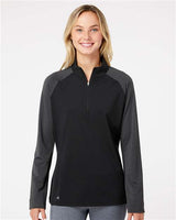 Adidas Women's Ultimate365 Lightweight Raglan Quarter-Zip Pullover - Adidas A521