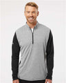 Adidas Men's Ultimate365 Heather Block Print Quarter-Zip Pullover - Adidas A522